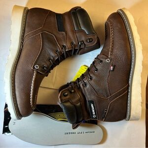 SUREWAY Mens 8" Heavy Duty Waterproof Work Boots for Men Composite 819-WP Size14